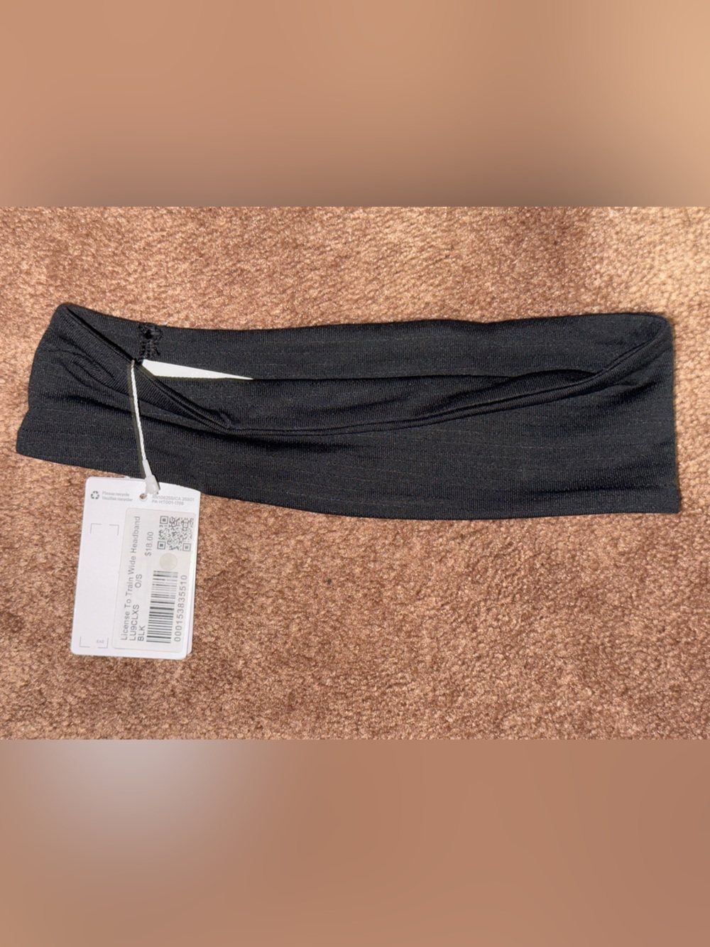 Lululemon license to train headband